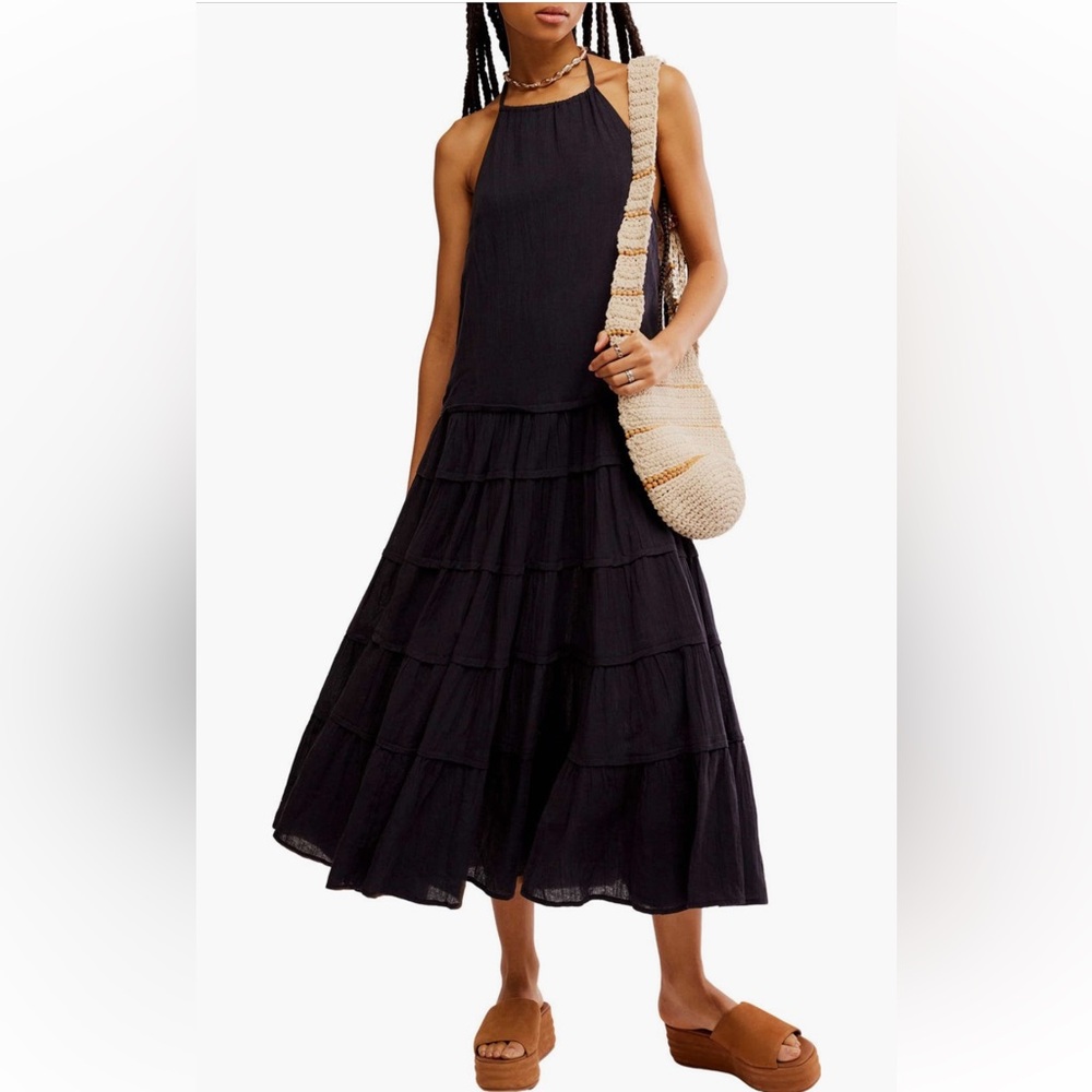 FREE PEOPLE Somewhere Sunny Maxi / Black